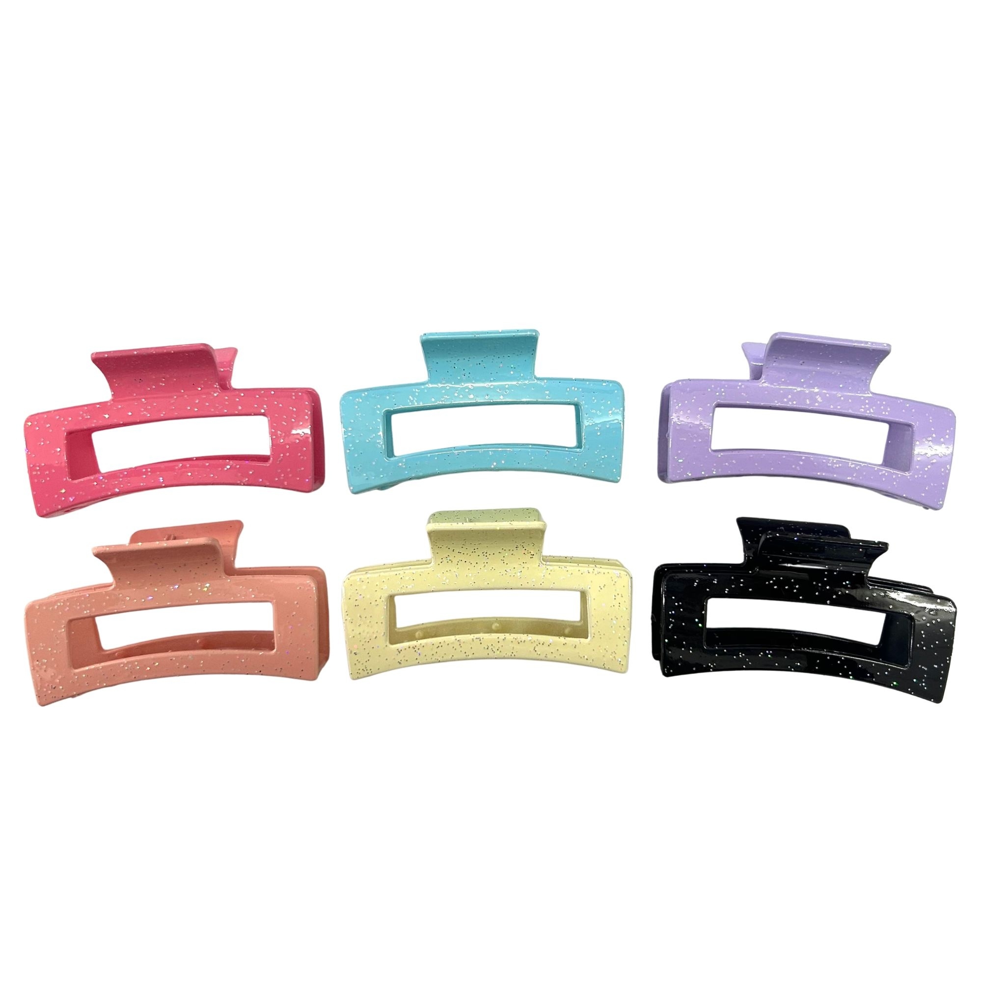 AJC-0402 HAIR CLAW PASTEL BLINK (RECTANGLE) 8.5CM image
