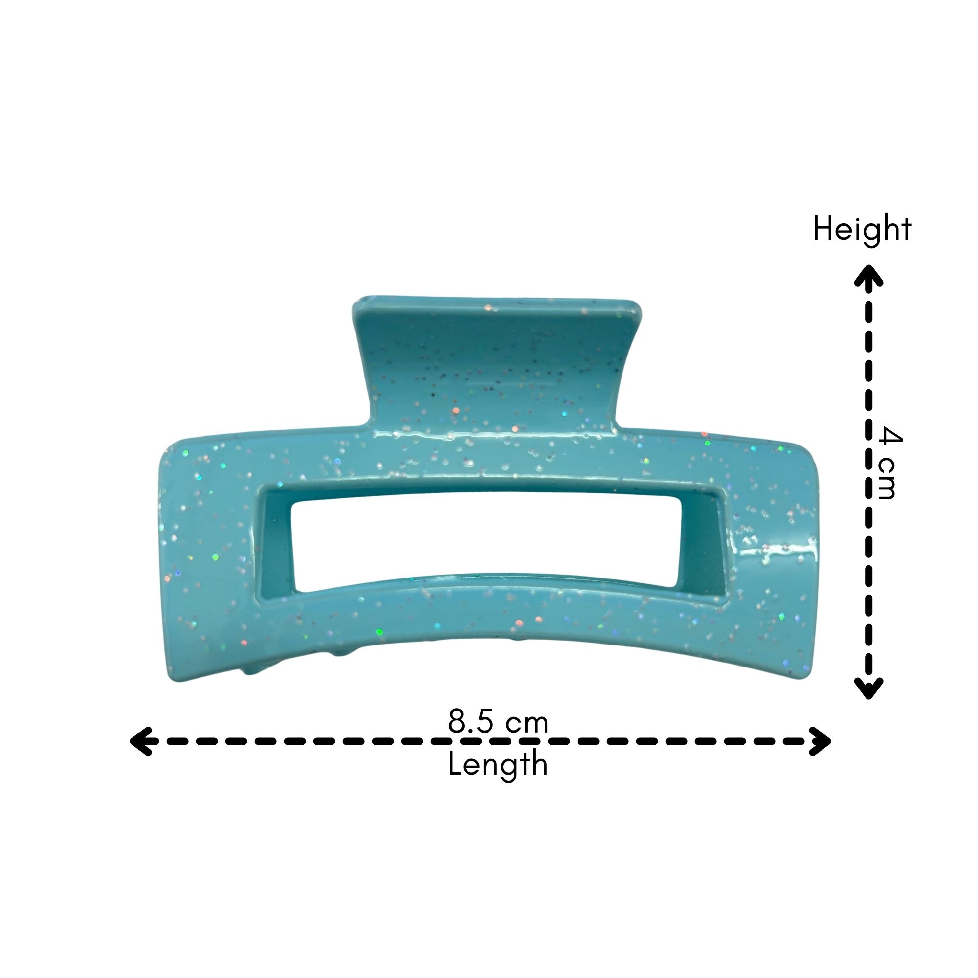 AJC-0402 HAIR CLAW PASTEL BLINK (RECTANGLE) 8.5CM image