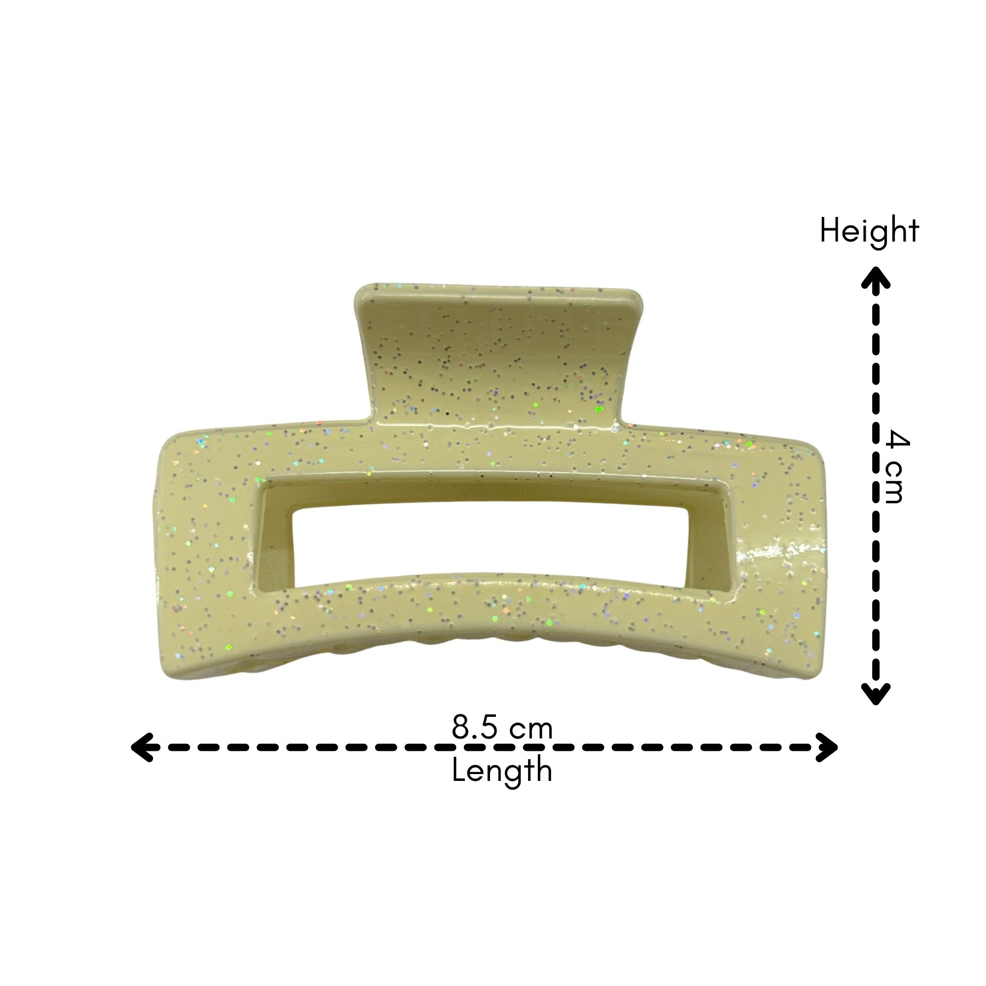 AJC-0402 HAIR CLAW PASTEL BLINK (RECTANGLE) 8.5CM image