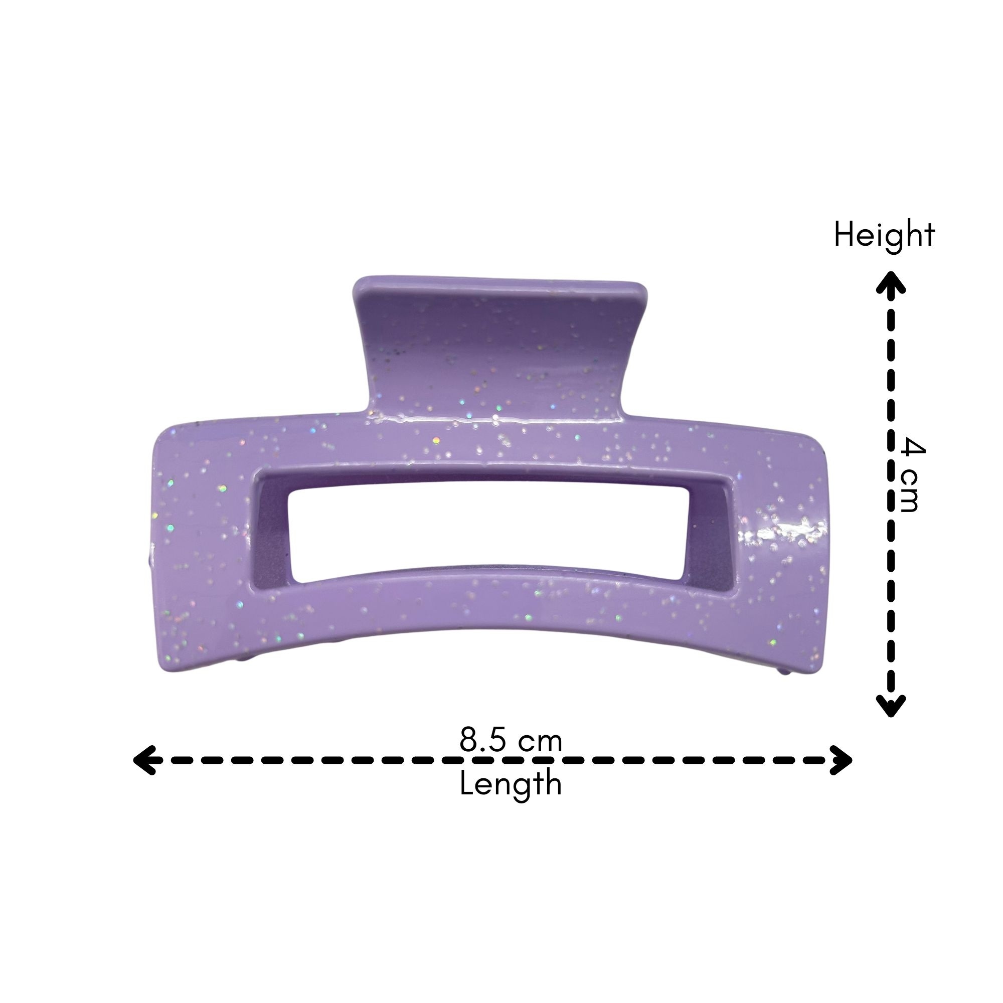 AJC-0402 HAIR CLAW PASTEL BLINK (RECTANGLE) 8.5CM image