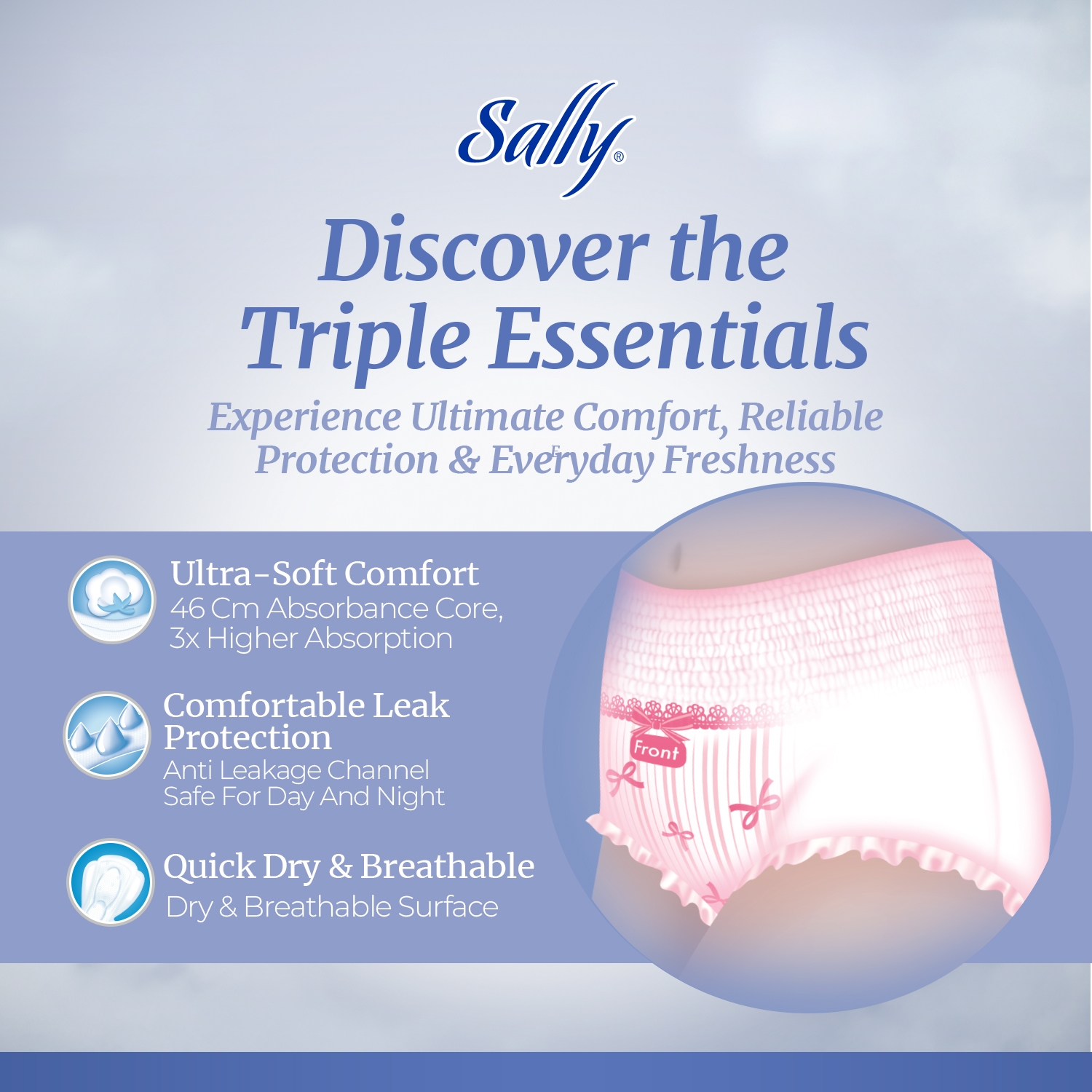 Sally Menstrual Pants - L size ( 90-120cm ) image