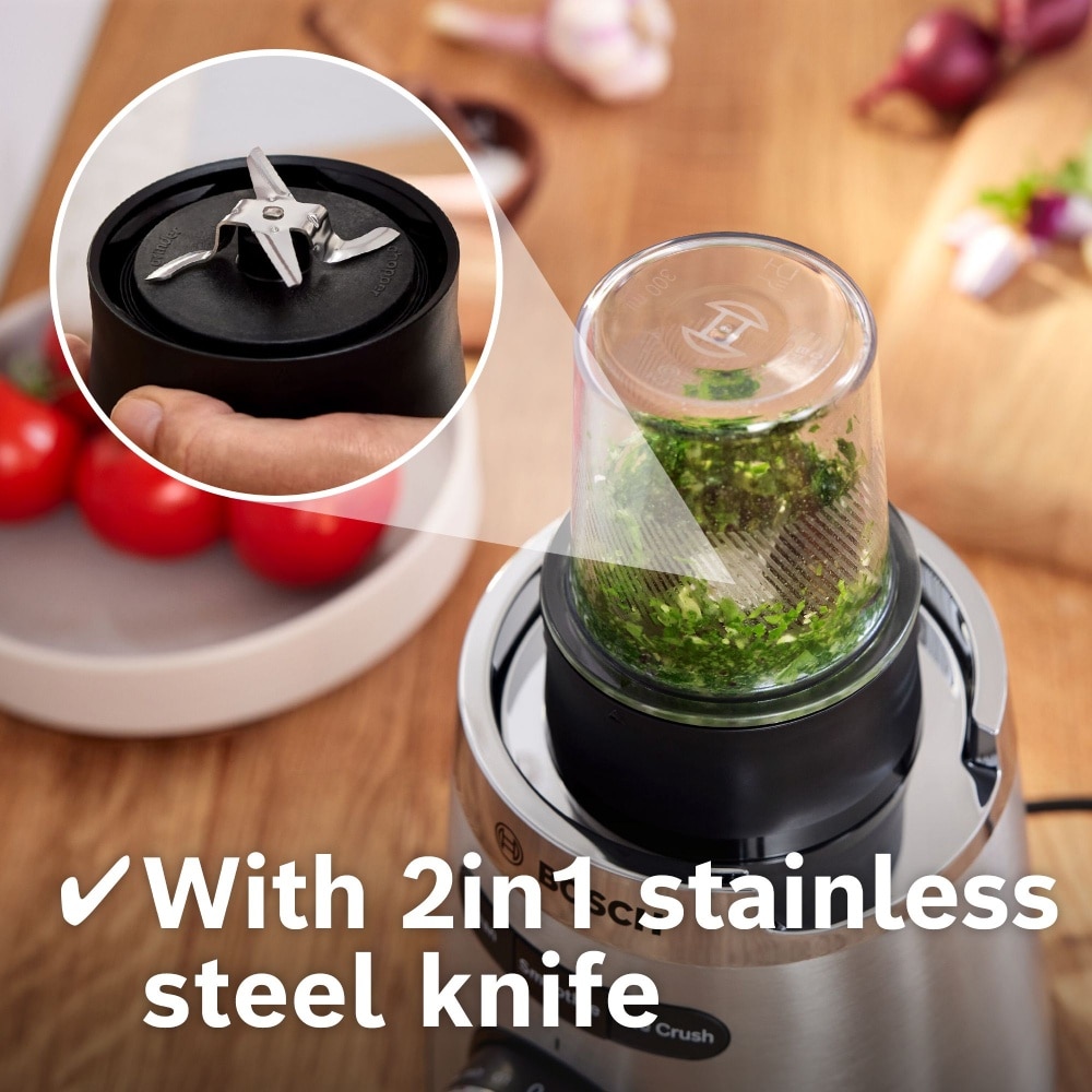 Bosch Series 4, VitaPower 1200W Blender, Black - MMB6176B