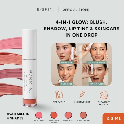 SKIN Multi Glow Liquid Blush (Peony Pink 3.3 ml) image