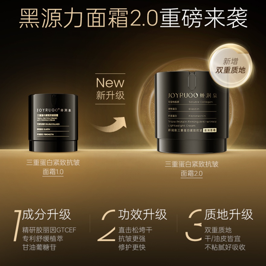 Triple Protein Firming Anti Wrinkle Moisturizing Cream 1g image