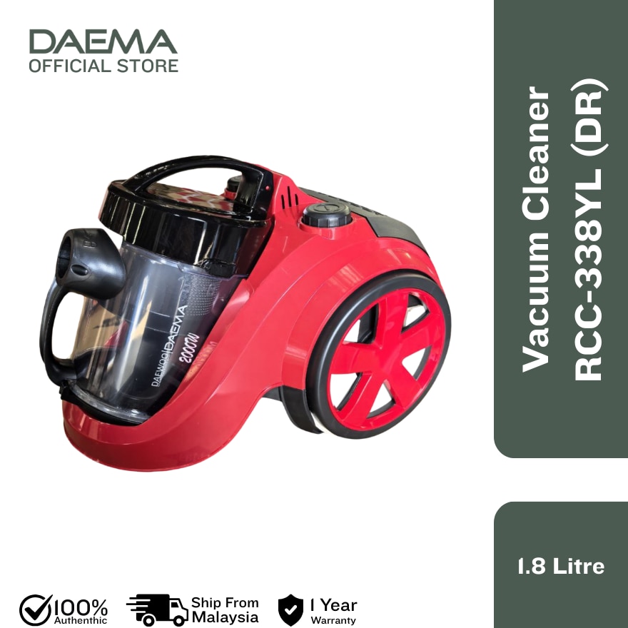 DAEMA 1.8L VACUUM CLEANER RCC-338YL (DR)