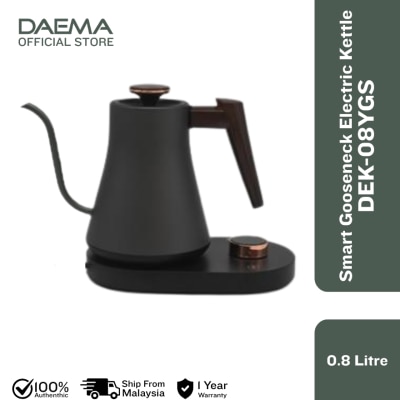 DAEWOO DAEMA 0.8L SMART GOOSENECK ELECTRIC KETTLE DEK-08YGS