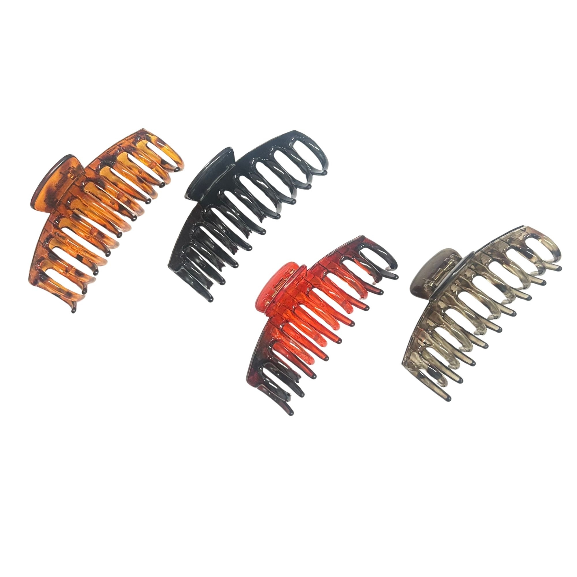 #AJC-0306 HAIR CLAW DARK COLOUR 11CM image