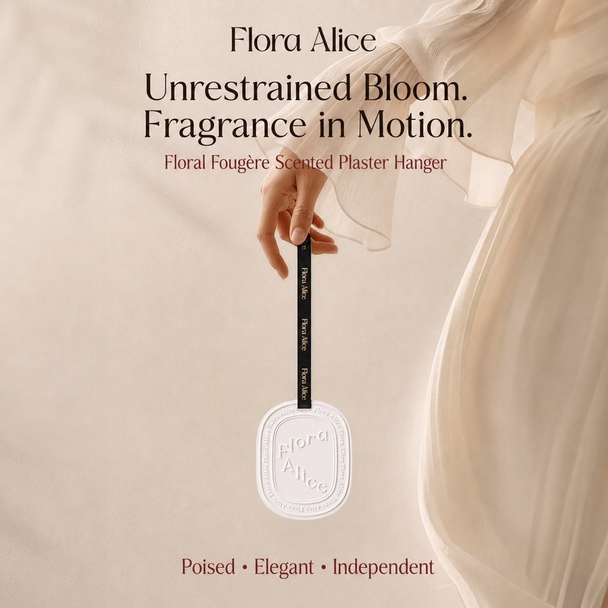 [ FLORA ALICE ] Floral Fougère Scented Plaster Hanger 1pcs image