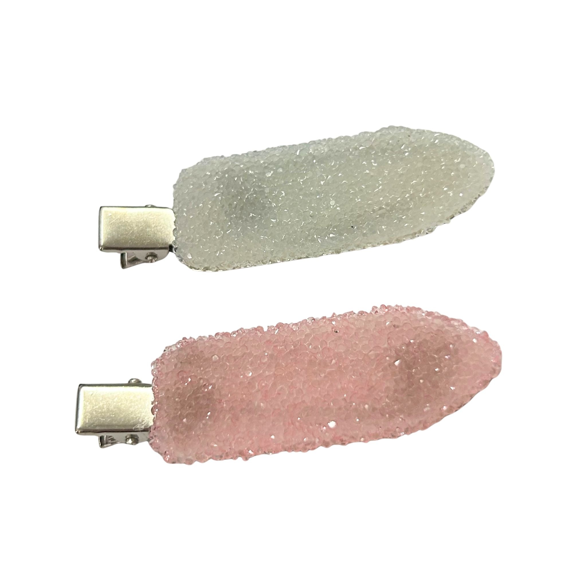 #0377 CRYSTAL GLITTER HAIR CLIP 7CM image