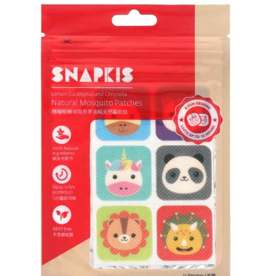 Snapkis Mosquito Repellent Patch Pk6x2 Natural image