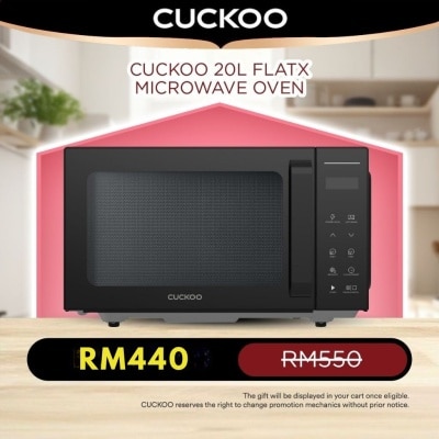 CUCKOO - CUCKOO 20L FlatX Microwave Oven-CMW-QF2010EB