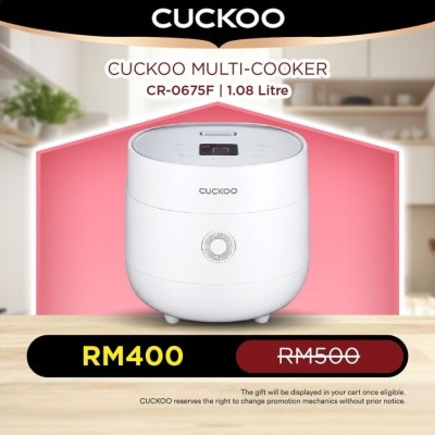 CUCKOO - CUCKOO 8-Function Multi-Cooker (6 Cup/1.08L)-CR-0675F