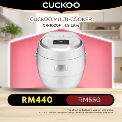 CUCKOO - CUCKOO 14-Function Multi-Cooker (10 Cups/1.8L)-CR-1020F