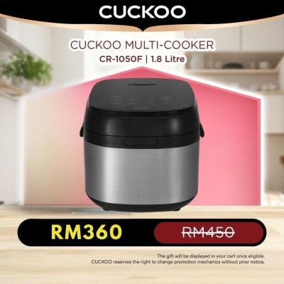 CUCKOO - CUCKOO 4-Function Multi-Cooker (10 Cups/1.8L)-CR-1050F