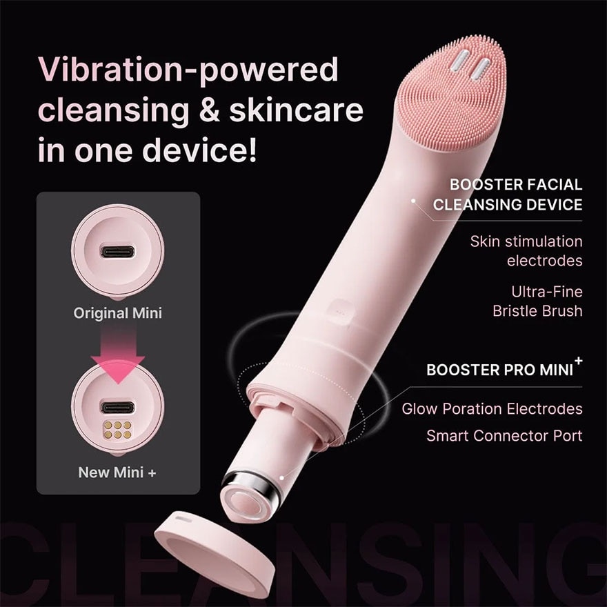 Age-R Booster Pro Mini Plus (Mini Plus + Cleansing Head) _ Pink 
