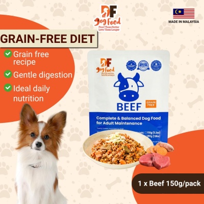 DF DOGFOOD, Grain Free Diet - Beef 1 pack | Watsons Malaysia
