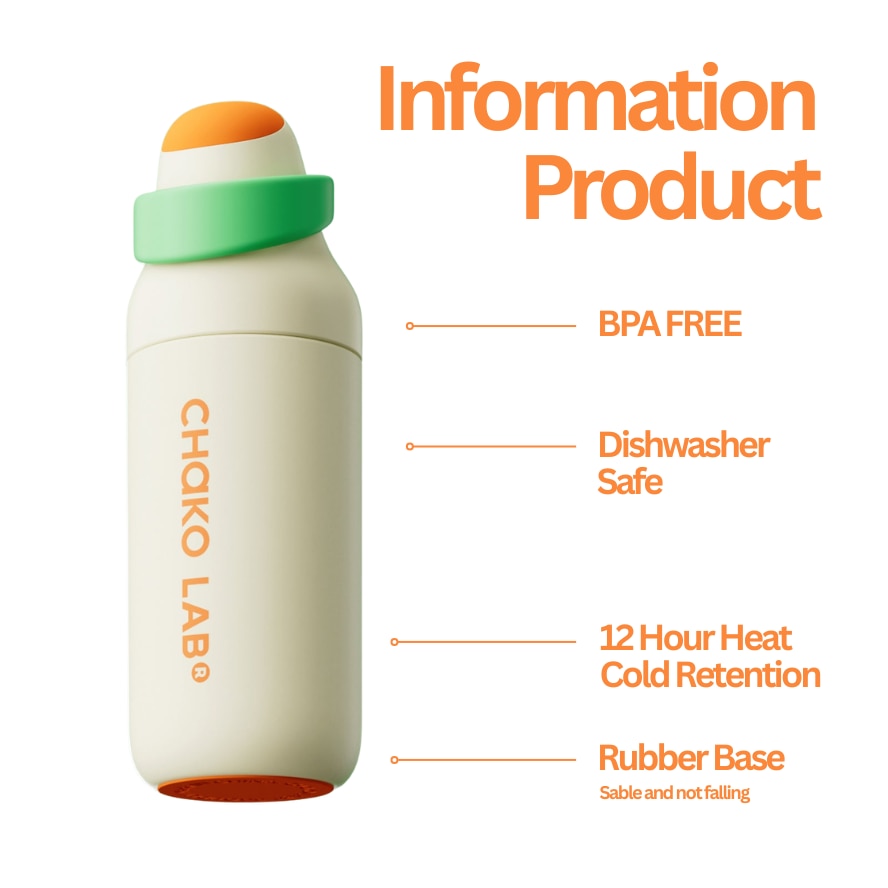 Chako Lab KaDa Cup 550ml (550ml) - White