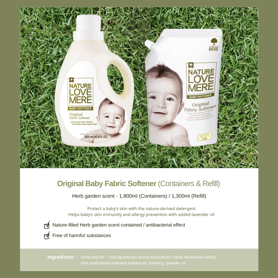 NATURE LOVE MERE Original Baby Fabric Softener