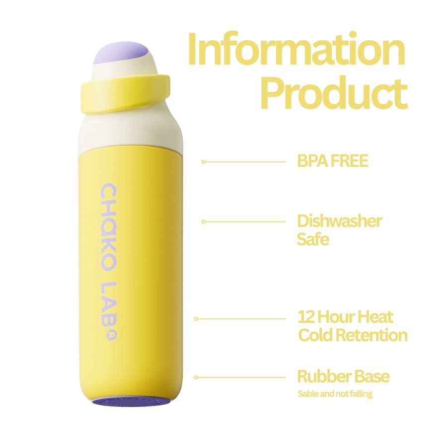 Chako Lab KaDa Cup 700ml (700ml) -  Yellow