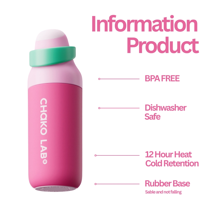 Chako Lab KaDa Cup  550ml (550ml) -  Hot Pink