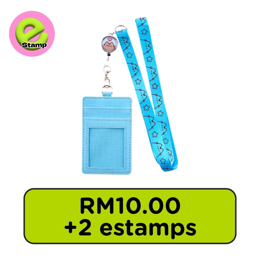 Lanyard Cardholder Blue