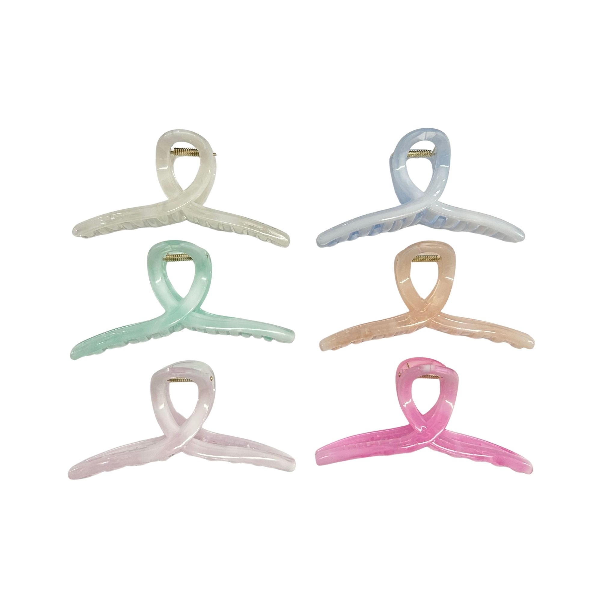 AJC-0460 INFINITY LOOP HAIR CLAW CLIP 12.5CM image