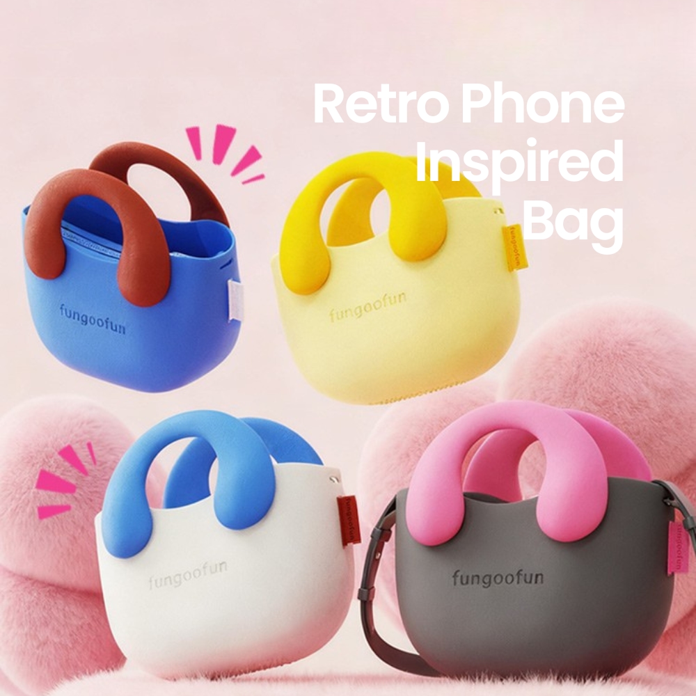 FUNGOOFUN Telephone Bag - White