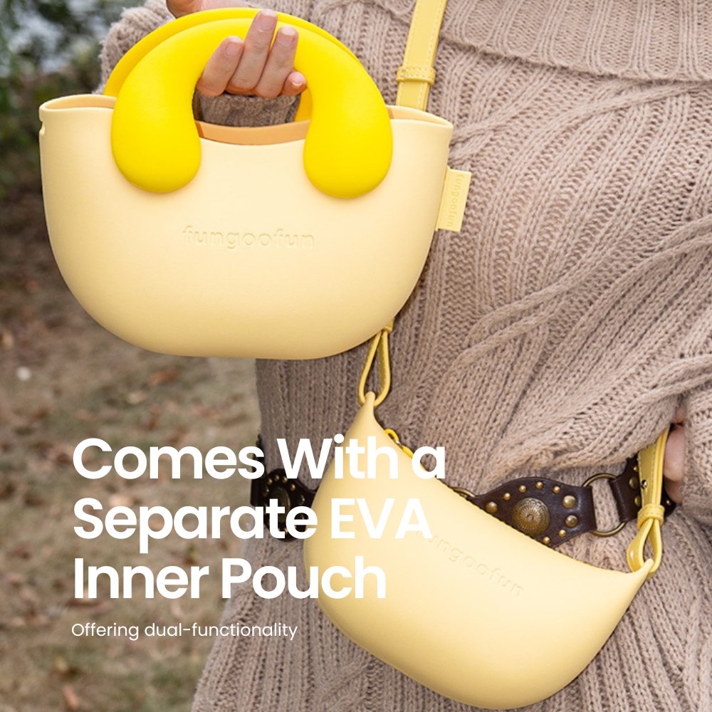 FUNGOOFUN Telephone Bag - White