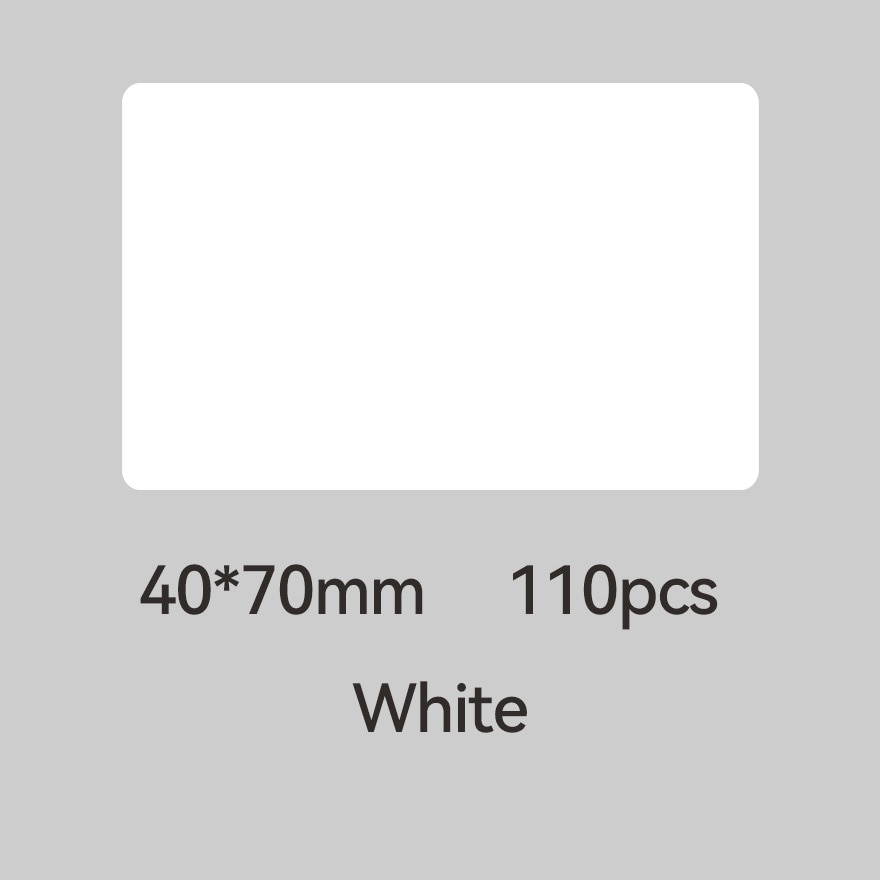 NIIMBOT WHITE LABEL STICKER 40*70MM