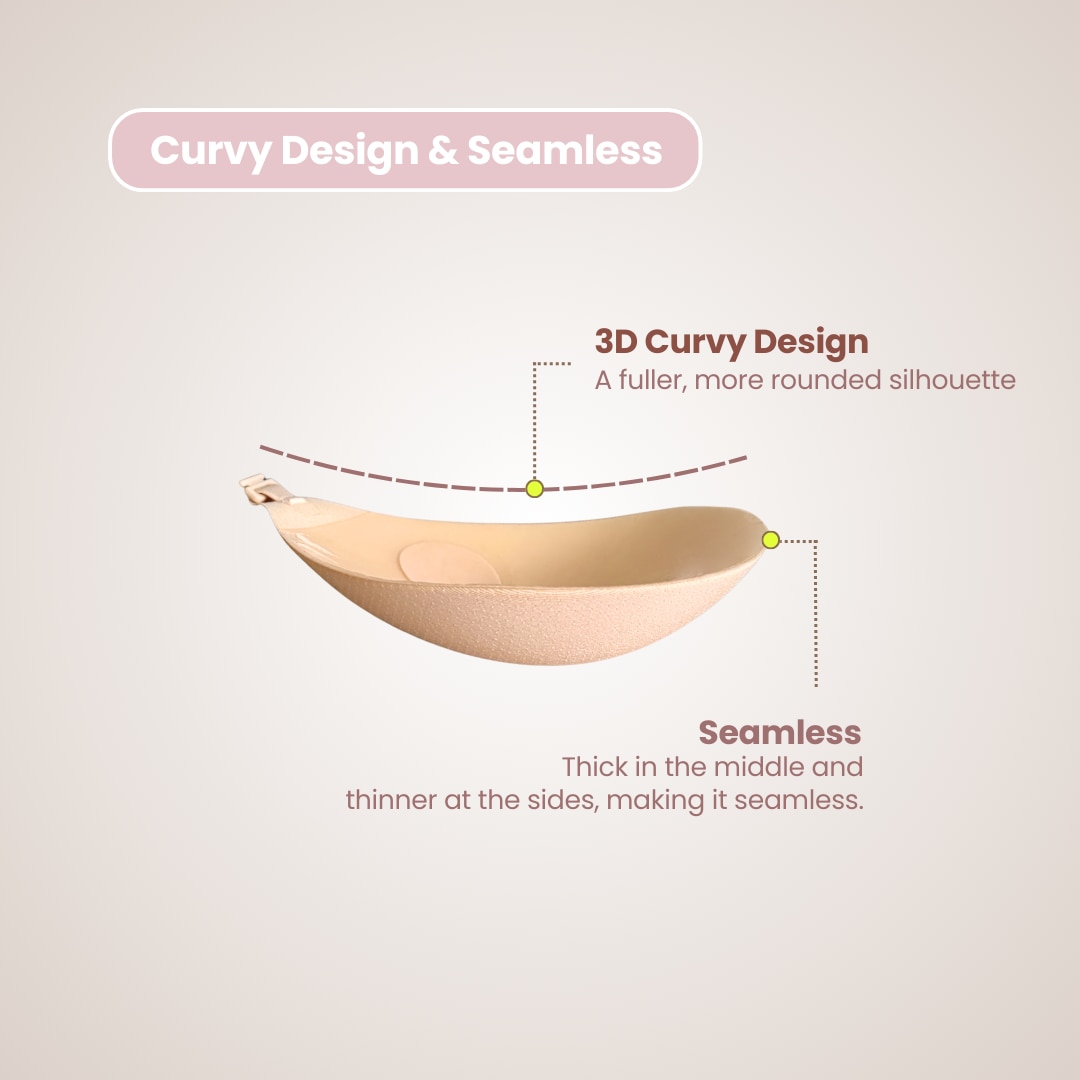 Push-Up Nude Bra (Size C/D)