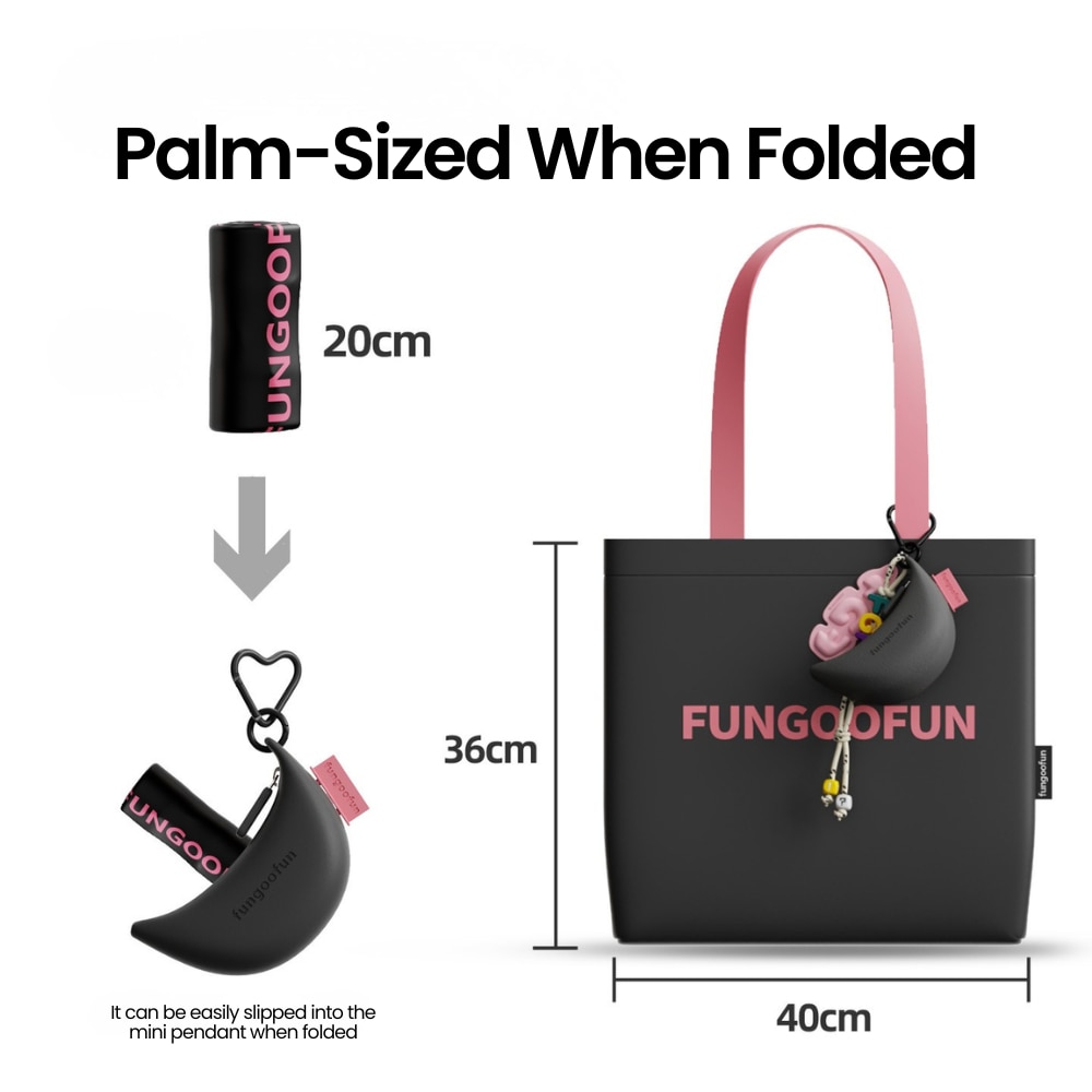 FUNGOOFUN Canvas + MINI Banana Pendant - White