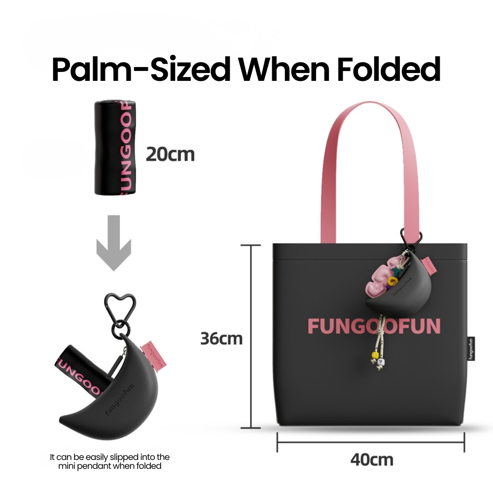 FUNGOOFUN Canvas + MINI Banana Pendant - Black