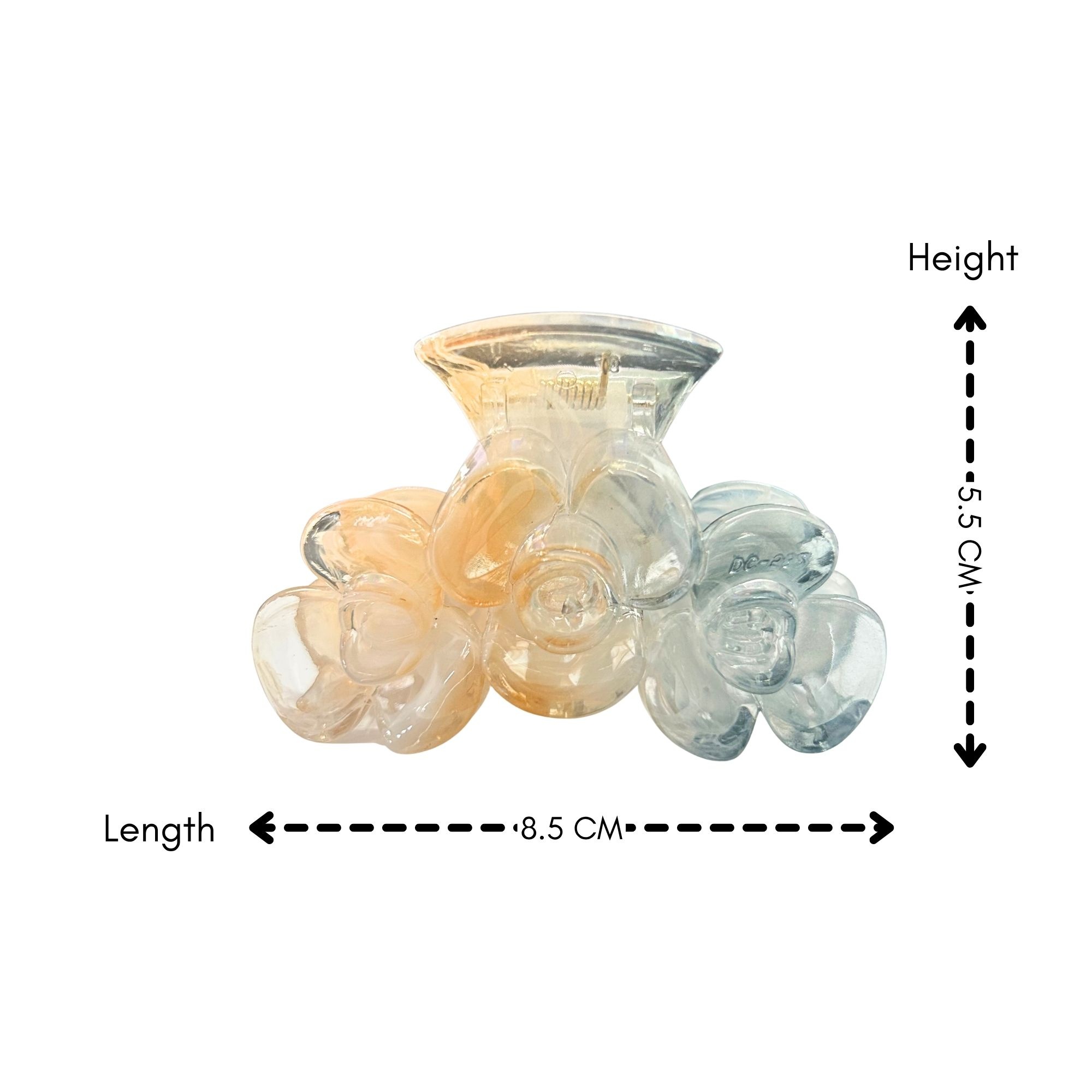 #0476 GRADIENT FLOWER HAIR CLAW 8.5CM image