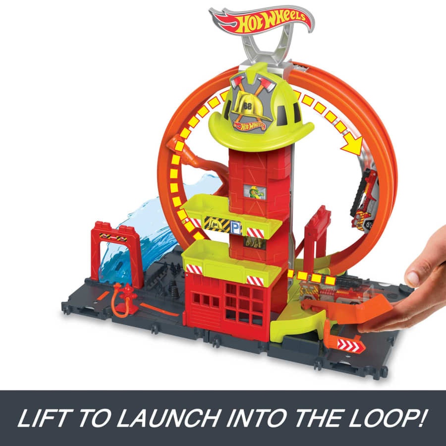 HOT WHEELS CITY SUPER FIRE STATION (HKX41)