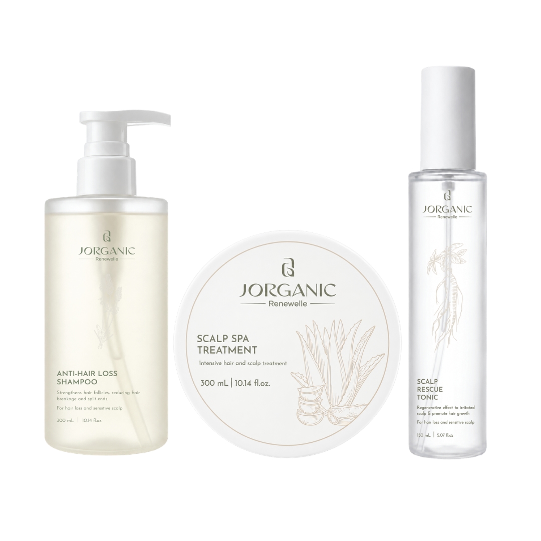 JORGANIC Renewelle Bundle Set (Shampoo + Treatment + Tonic) image