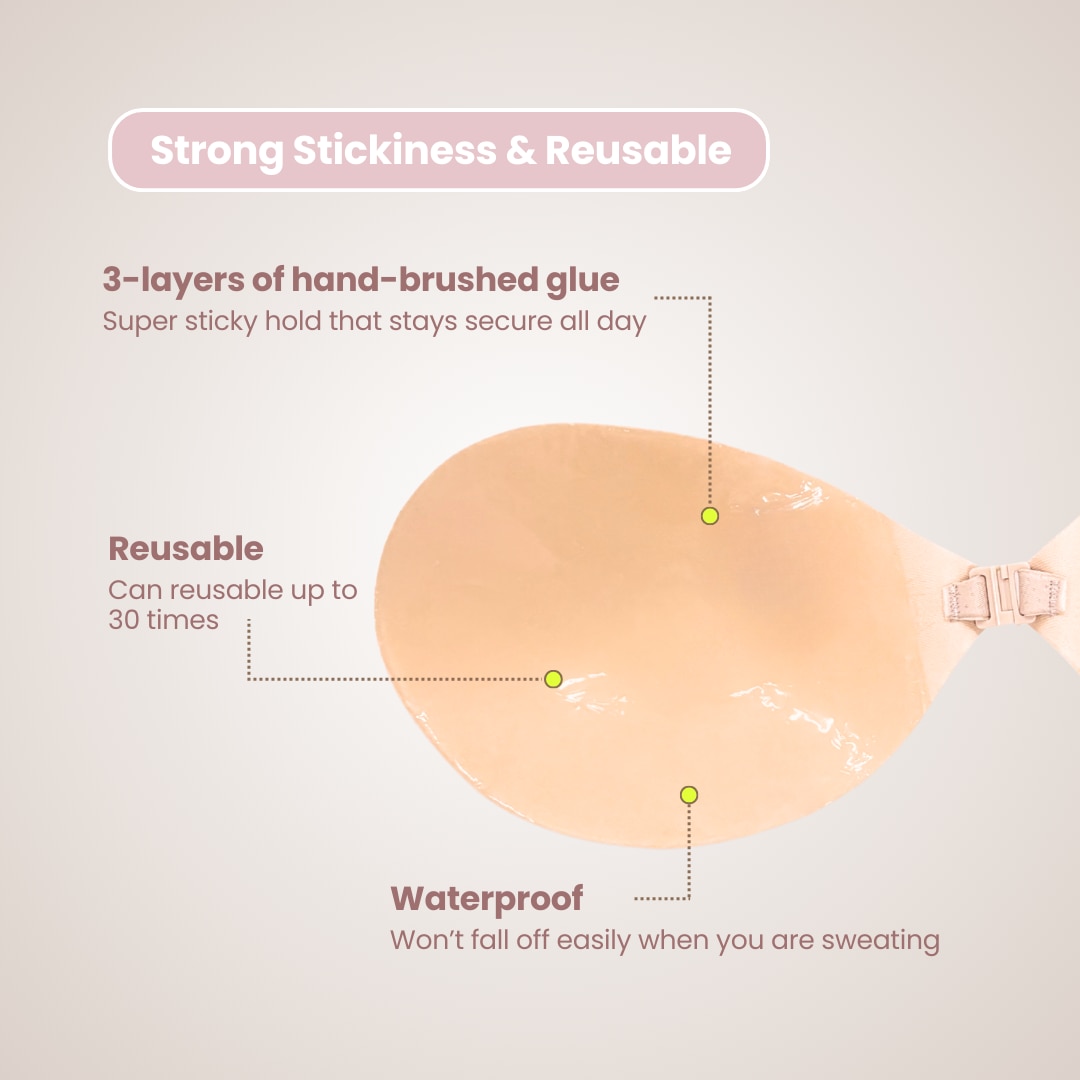 Push-Up Nude Bra (Size C/D)