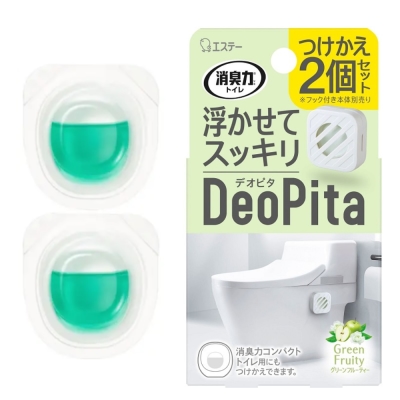 SHOSHURIKI - Shoshuriki Deopita Air Freshener For Toilet Refill Pack -Green Fruity (2 pcs)