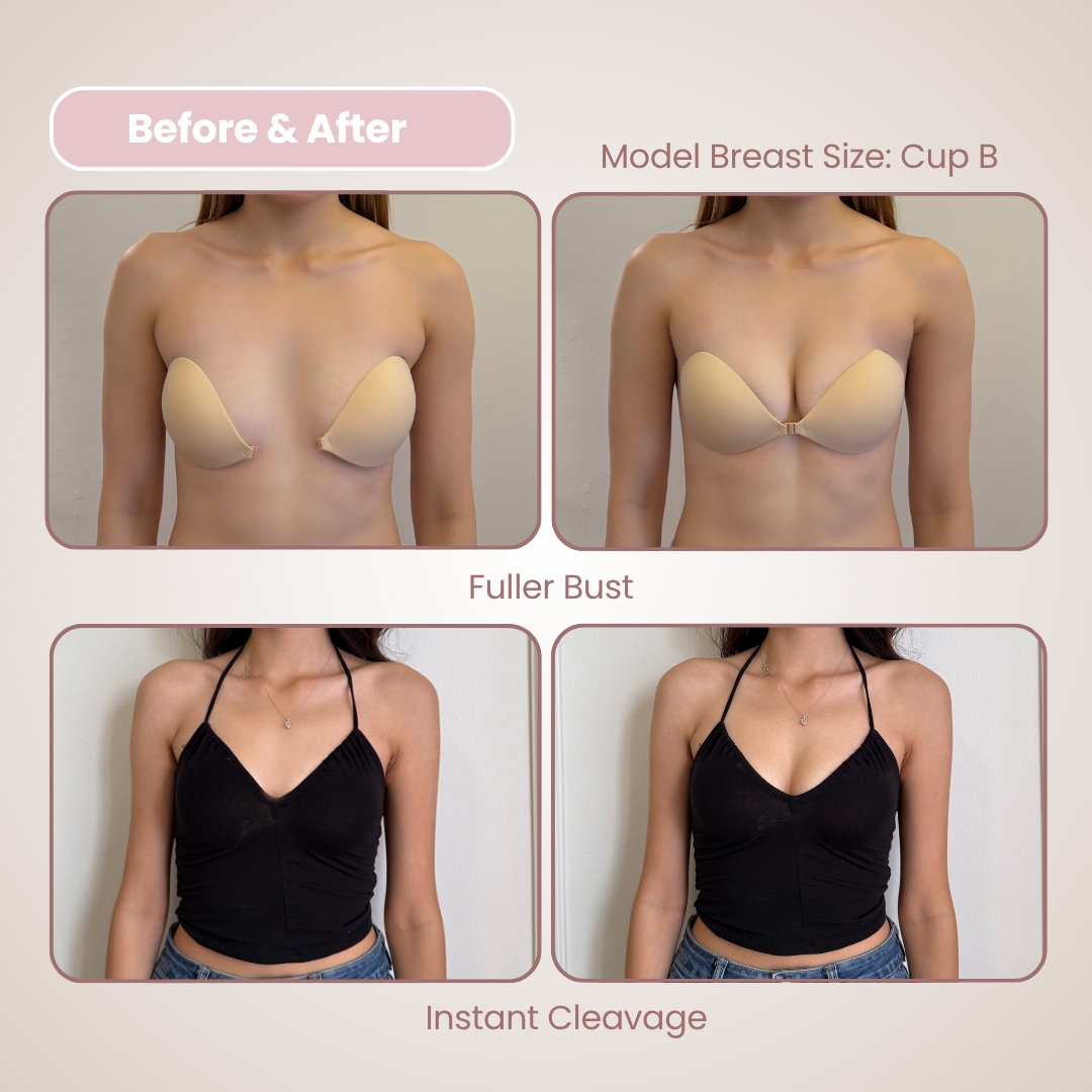 Push-Up Nude Bra - Size D/E