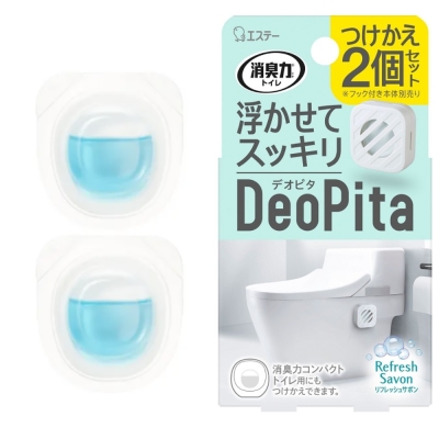 SHOSHURIKI - Shoshuriki Deopita Air Freshener For Toilet Refill Pack -Refresh Savon (2 pcs)