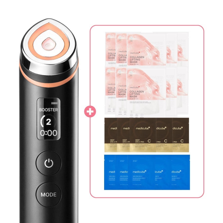 6-in-1 Glass Glow Device AGE-R Booster Pro Black 1s