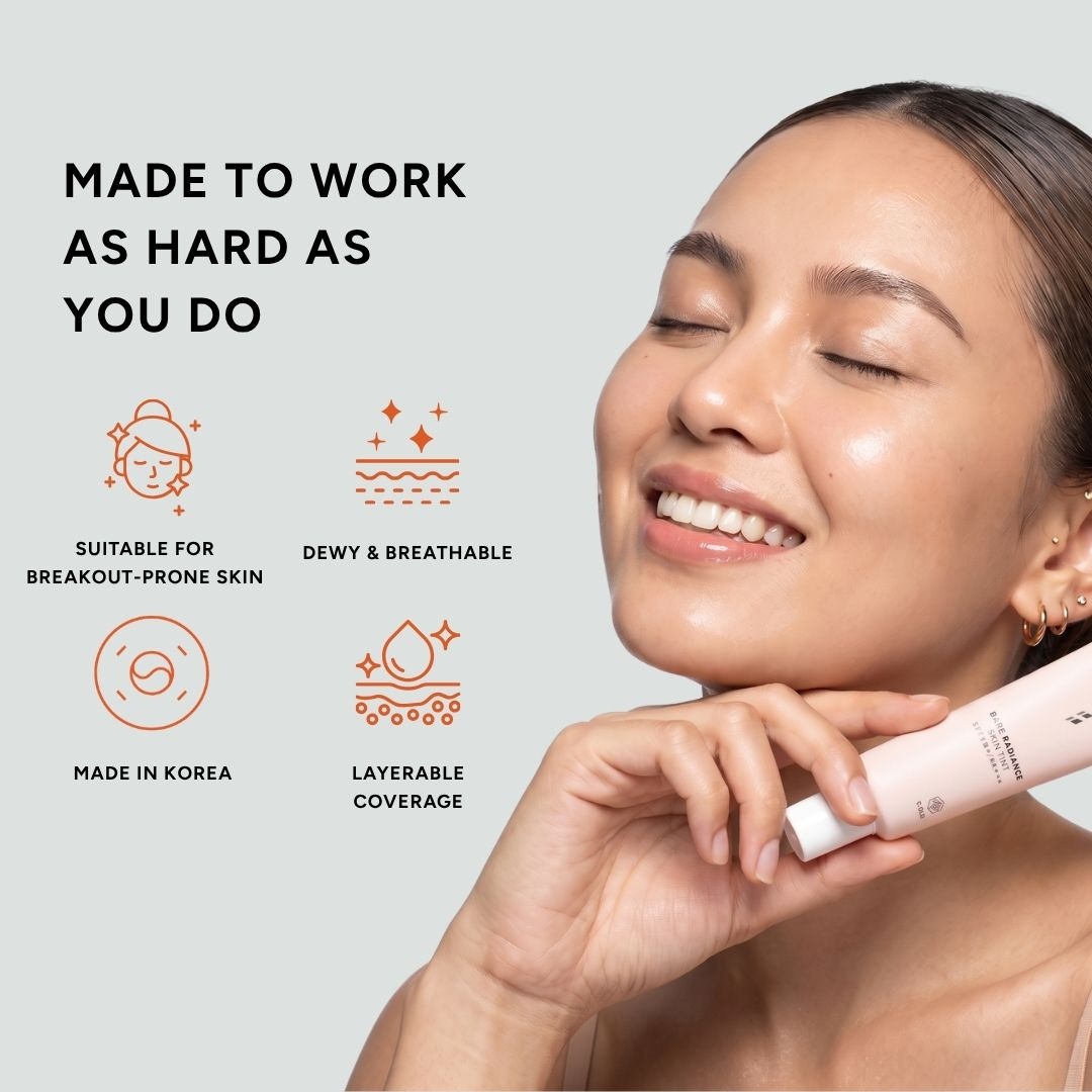 SKIN Bare Radiance Skin Tint SPF50+ PA+++ Natural Coverage Sun Protection (Cold Ivory 15g) image