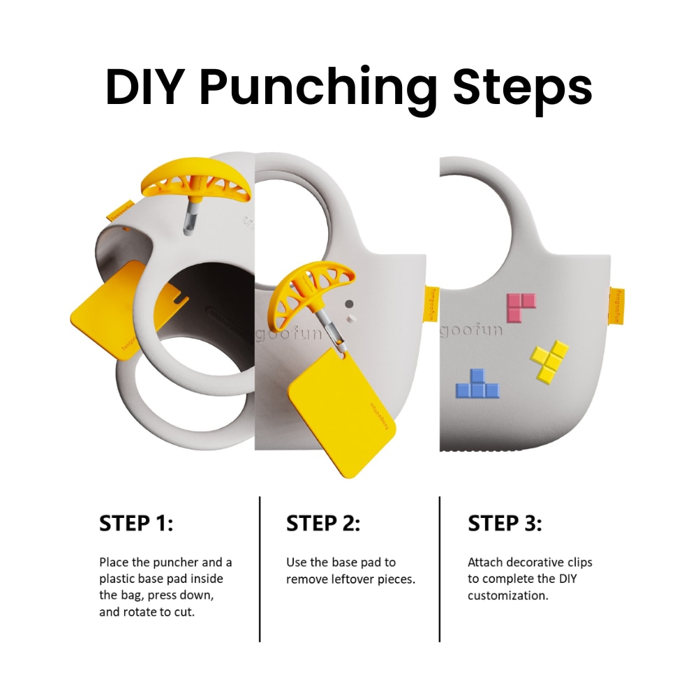 FUNGOOFUN Hole Puncher For Fungoofun Bag Diy Series