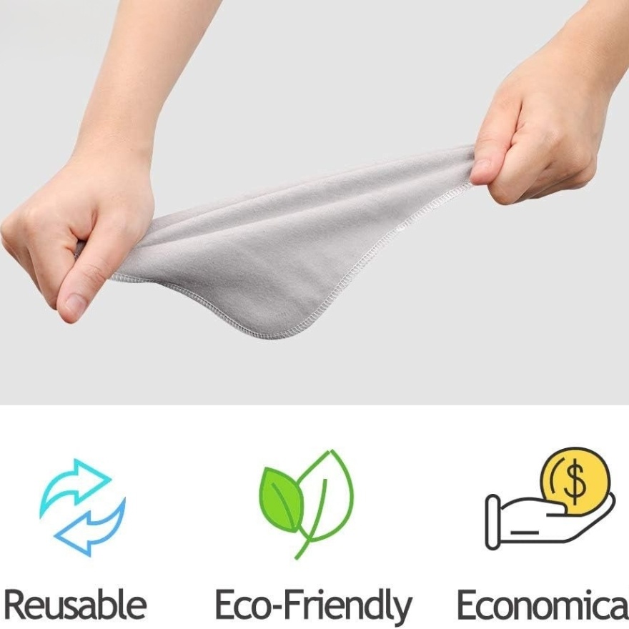 Haakaa Cotton Cloth Wipes - L ( 30CM X 25CM ) 8PCS