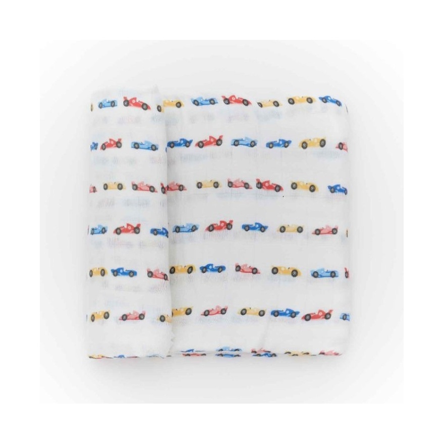 Not Too Big Muslin Swaddle 3pk Bamboo Tiny Racer image