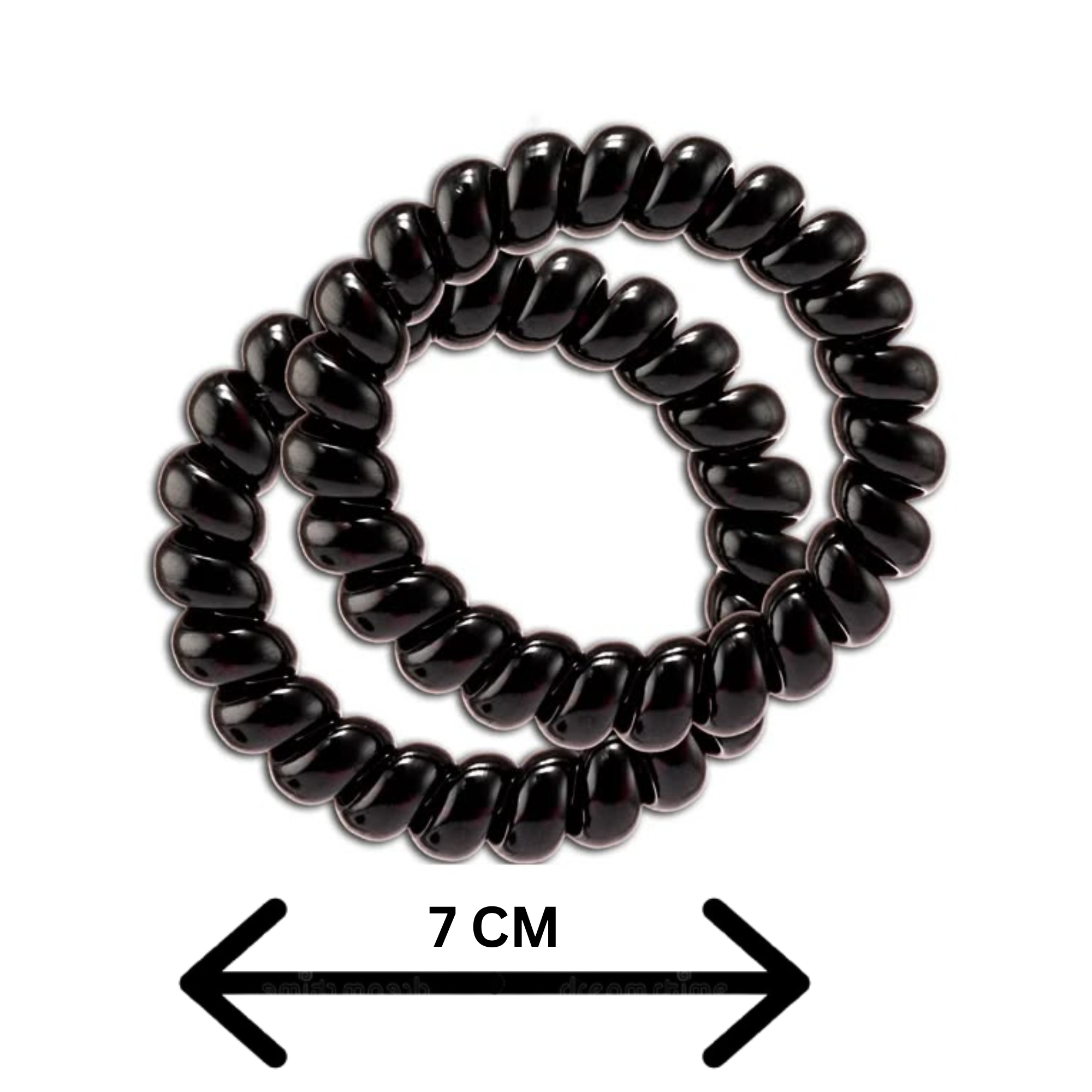 #0275 HAIR TIE WIRE RING 7CM 2PCS