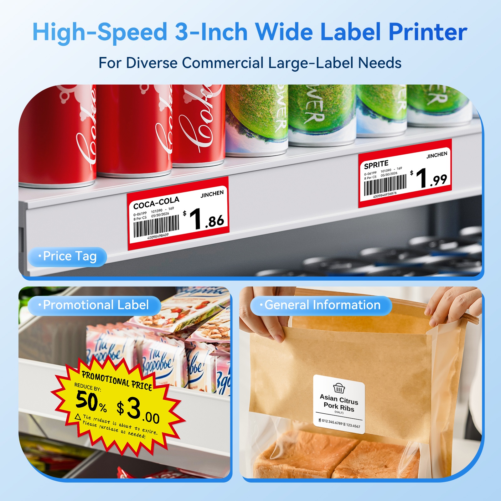 NIIMBOT B31 Portable 3-Inch Bluetooth Thermal Label Printer