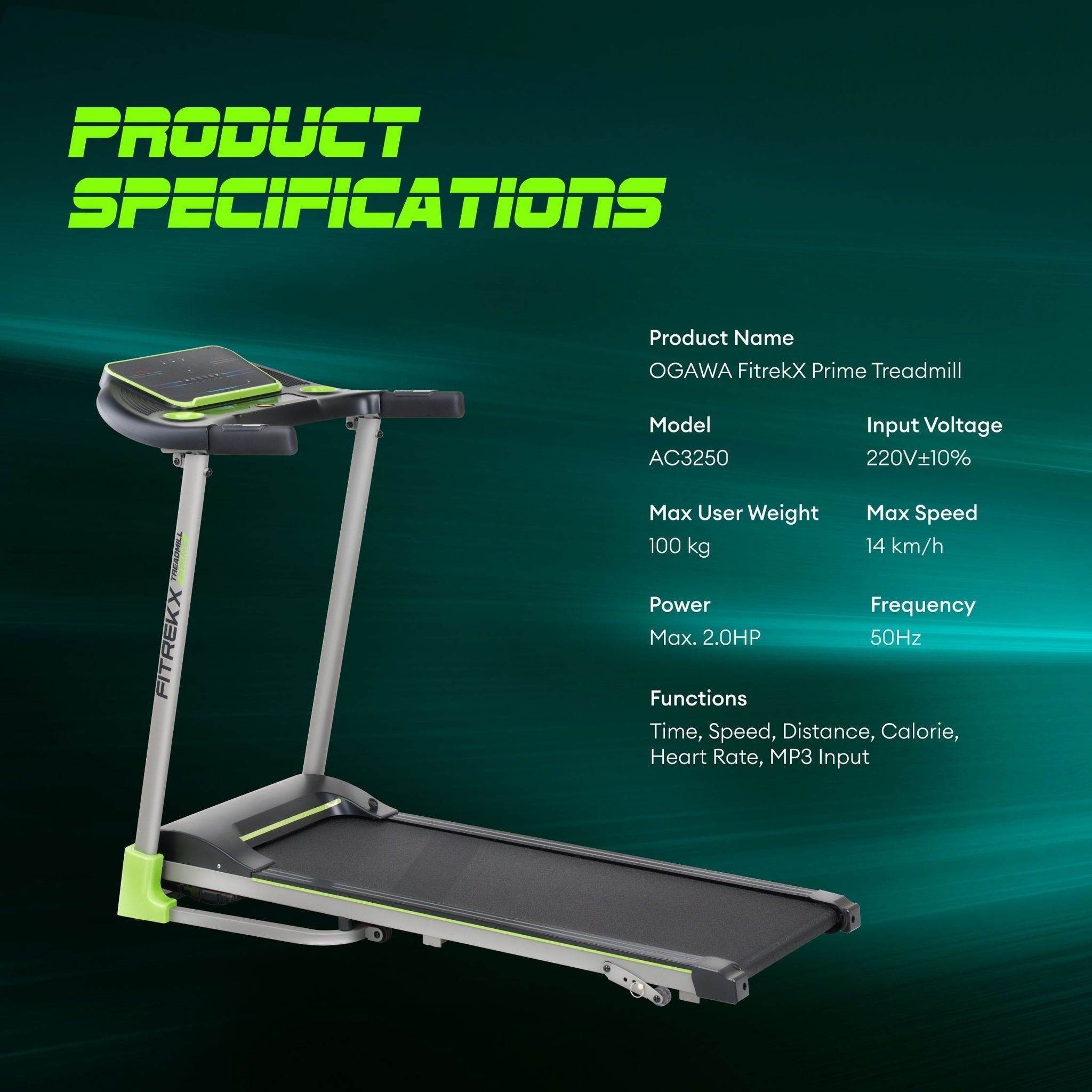 OGAWA FitrekX Prime Treadmill