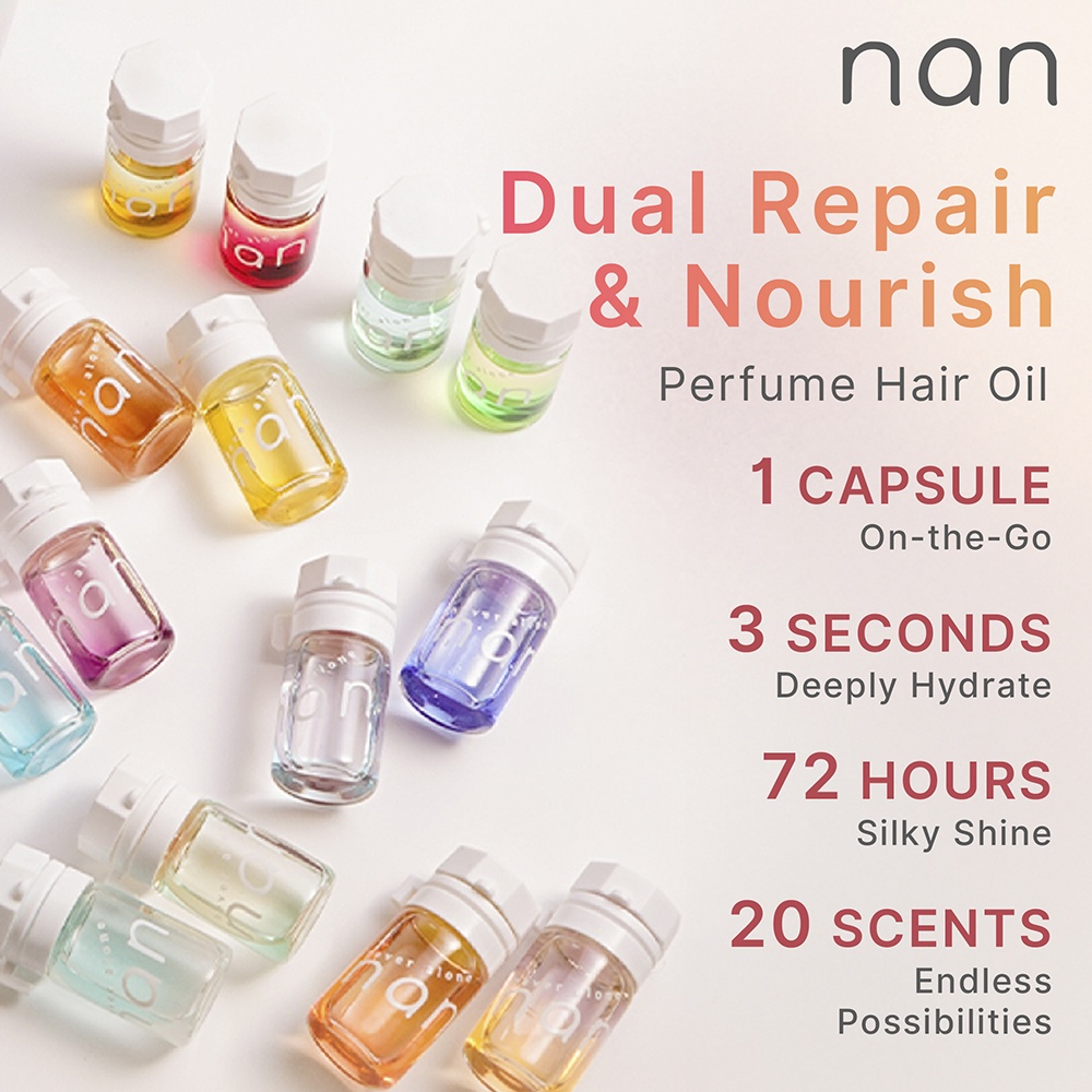 Avocado Nourishing Perfume Hair Oil 1.3ML x 6 (Refreshing Grace) image