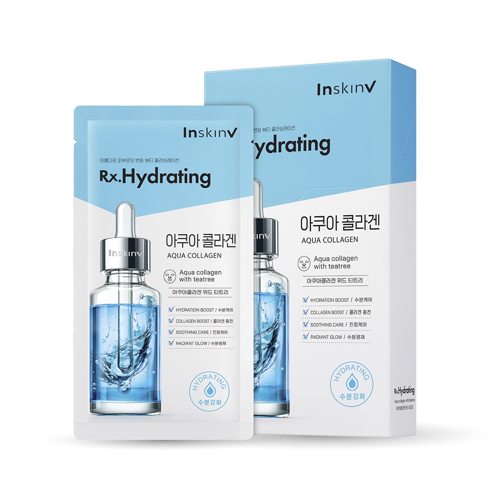 Rx. Hydrating Aqua In Collagen In Tea Tree Mask 10S