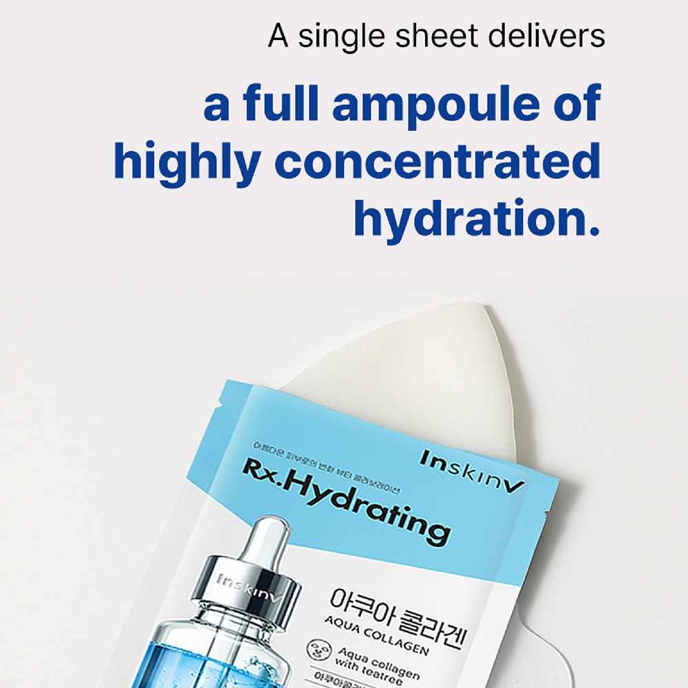 Rx. Hydrating Aqua In Collagen In Tea Tree Mask 10S